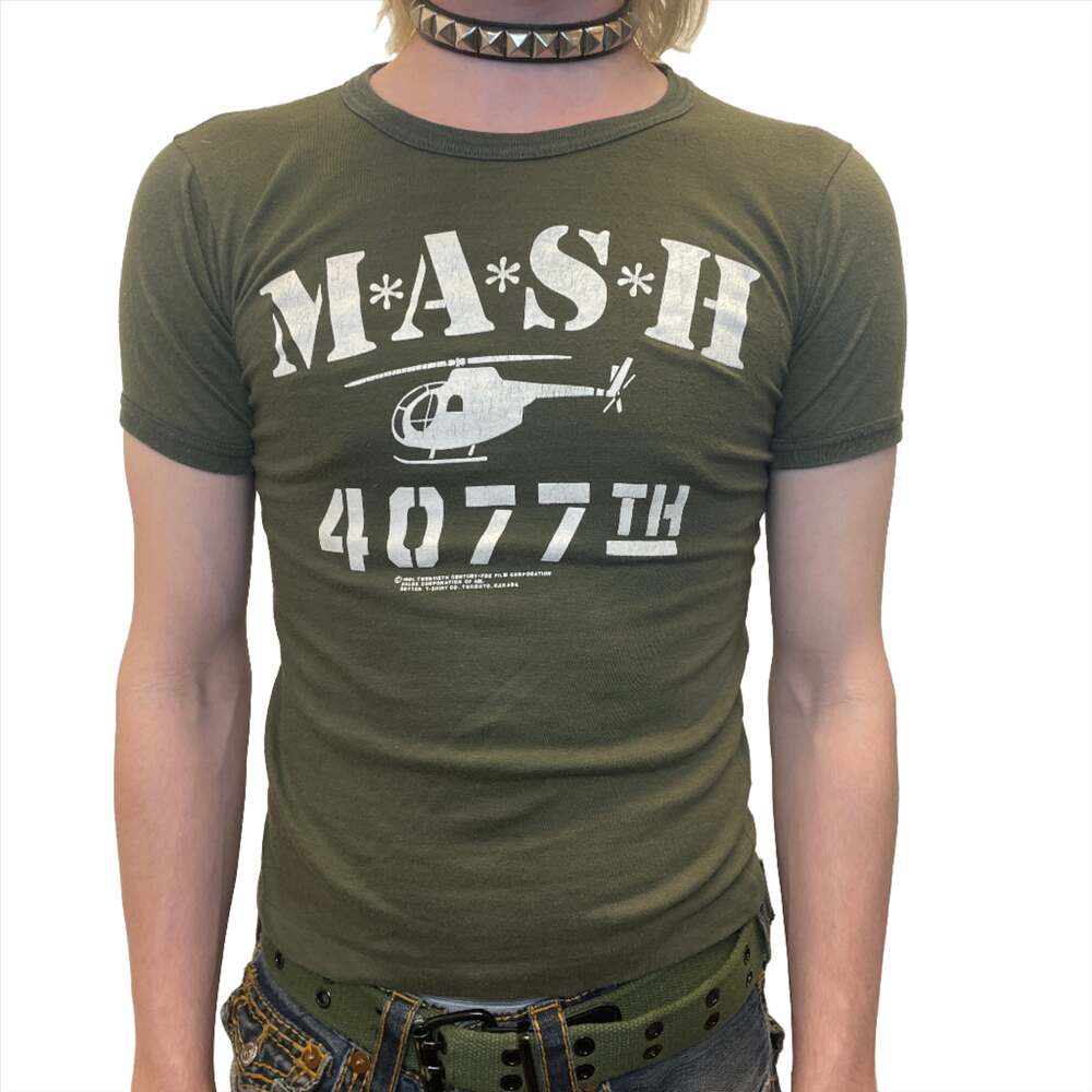 1981 M*A*S*H Made In Canada MASH Vintage Single Stitch Graphic T-Shirt Size Yout